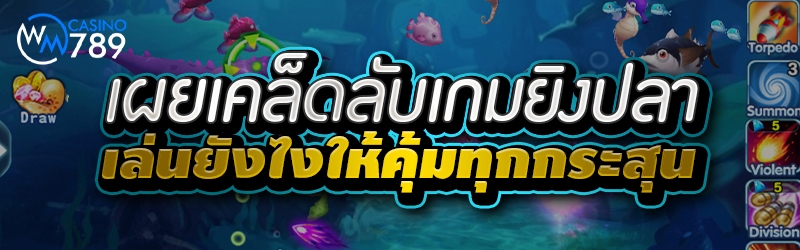 เผยเคล็ดลับเกมยิงปลา เล่นยังไง
