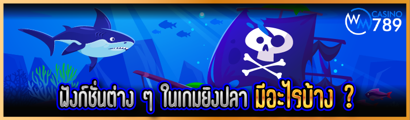 ฟังก์ชั่นต่าง ๆ ในเกมยิงปลา มี