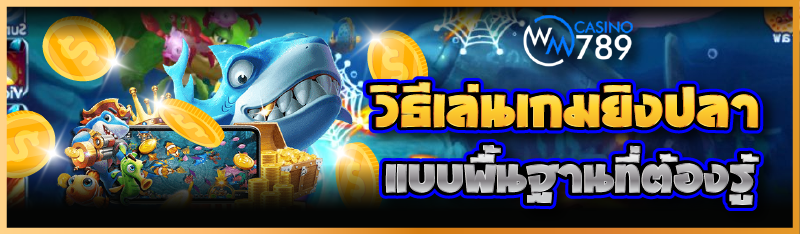 วิธีเล่นเกมยิงปลาแบบพื้นฐานที่